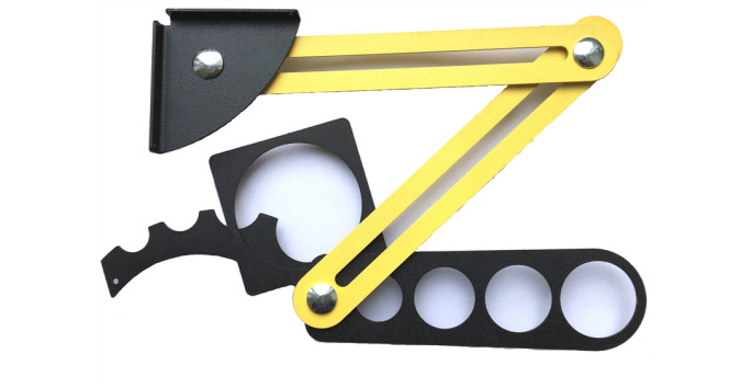 Шаблон отвору, метал, LUX, 1 шт.